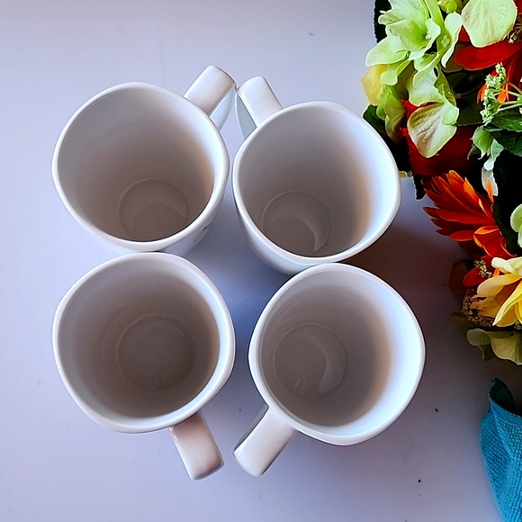 Set of 4 Corelle, Kobe Square Coffee/Tea Mugs. - Picture 4 of 8